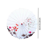 Maxbell Oriental Parasol Chinese Japanese Oil Paper Umbrella for Photo Prop Costumes D