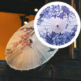 Maxbell Oriental Parasol Chinese Japanese Oil Paper Umbrella for Photo Prop Costumes E