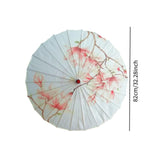 Maxbell Oriental Parasol Chinese Japanese Oil Paper Umbrella for Photo Prop Costumes G