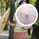 Maxbell Oriental Parasol Chinese Japanese Oil Paper Umbrella for Photo Prop Costumes H