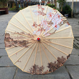 Maxbell Oriental Parasol Chinese Japanese Oil Paper Umbrella for Photo Prop Costumes J