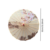 Maxbell Oriental Parasol Chinese Japanese Oil Paper Umbrella for Photo Prop Costumes J