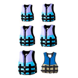Maxbell Life Suit Vest Breathable Buoyancy Support for Kayaking Water Sports Sailing S  Kids Blue Purple
