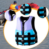 Maxbell Life Suit Vest Breathable Buoyancy Support for Kayaking Water Sports Sailing M Kids Blue Purple