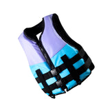Maxbell Life Suit Vest Breathable Buoyancy Support for Kayaking Water Sports Sailing L Adult Blue Purple