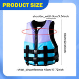 Maxbell Life Suit Vest Breathable Buoyancy Support for Kayaking Water Sports Sailing XL Adult Blue Purple