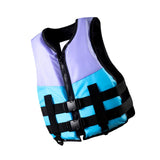 Maxbell Life Suit Vest Breathable Buoyancy Support for Kayaking Water Sports Sailing XL Adult Blue Purple