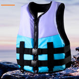Maxbell Life Suit Vest Breathable Buoyancy Support for Kayaking Water Sports Sailing XXLAdult Blue Purple