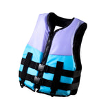 Maxbell Life Suit Vest Breathable Buoyancy Support for Kayaking Water Sports Sailing XXLAdult Blue Purple