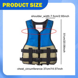 Maxbell Life Suit Vest Breathable Buoyancy Support for Kayaking Water Sports Sailing M Kids Blue Brown