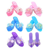 Maxbell Princess Dress up Shoes Dress up Kids Heels for Cosplay Role Playing Costume pink