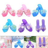 Maxbell Princess Dress up Shoes Dress up Kids Heels for Cosplay Role Playing Costume pink