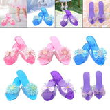 Maxbell Princess Dress up Shoes Dress up Kids Heels for Cosplay Role Playing Costume pink