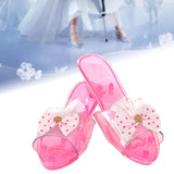 Maxbell Princess Dress up Shoes Dress up Kids Heels for Cosplay Role Playing Costume pink