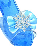 Maxbell Princess Dress up Shoes Dress up Kids Heels for Cosplay Role Playing Costume blue
