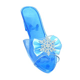 Maxbell Princess Dress up Shoes Dress up Kids Heels for Cosplay Role Playing Costume blue
