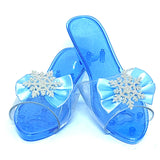 Maxbell Princess Dress up Shoes Dress up Kids Heels for Cosplay Role Playing Costume blue