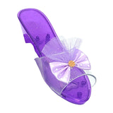Maxbell Princess Dress up Shoes Dress up Kids Heels for Cosplay Role Playing Costume purple