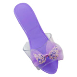 Maxbell Princess Dress up Shoes Dress up Kids Heels for Cosplay Role Playing Costume light purple