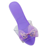 Maxbell Princess Dress up Shoes Dress up Kids Heels for Cosplay Role Playing Costume light purple
