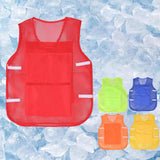 Maxbell Summer Cooling Vest for High Temperature Work Environment Fishing Warehouses Blue
