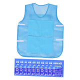 Maxbell Summer Cooling Vest for High Temperature Work Environment Fishing Warehouses Blue