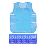Maxbell Summer Cooling Vest for High Temperature Work Environment Fishing Warehouses Blue