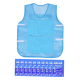 Maxbell Summer Cooling Vest for High Temperature Work Environment Fishing Warehouses Blue
