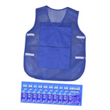 Maxbell Summer Cooling Vest for High Temperature Work Environment Fishing Warehouses Dark Blue