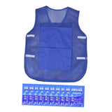 Maxbell Summer Cooling Vest for High Temperature Work Environment Fishing Warehouses Dark Blue