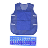 Maxbell Summer Cooling Vest for High Temperature Work Environment Fishing Warehouses Dark Blue