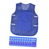 Maxbell Summer Cooling Vest for High Temperature Work Environment Fishing Warehouses Dark Blue