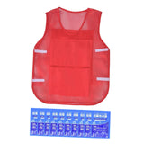 Maxbell Summer Cooling Vest for High Temperature Work Environment Fishing Warehouses Red