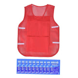 Maxbell Summer Cooling Vest for High Temperature Work Environment Fishing Warehouses Red