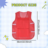 Maxbell Summer Cooling Vest for High Temperature Work Environment Fishing Warehouses Red