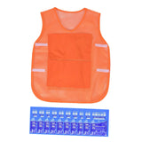 Maxbell Summer Cooling Vest for High Temperature Work Environment Fishing Warehouses Orange