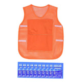 Maxbell Summer Cooling Vest for High Temperature Work Environment Fishing Warehouses Orange
