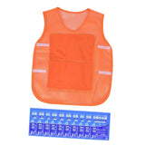 Maxbell Summer Cooling Vest for High Temperature Work Environment Fishing Warehouses Orange
