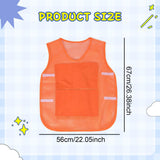 Maxbell Summer Cooling Vest for High Temperature Work Environment Fishing Warehouses Orange