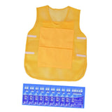 Maxbell Summer Cooling Vest for High Temperature Work Environment Fishing Warehouses Yellow