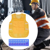 Maxbell Summer Cooling Vest for High Temperature Work Environment Fishing Warehouses Yellow