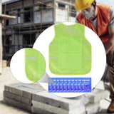 Maxbell Summer Cooling Vest for High Temperature Work Environment Fishing Warehouses Green