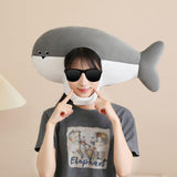 Maxbell Plush Fish Hat Novelty Unisex Performance Prop Fish Headgear Hat Party Favor