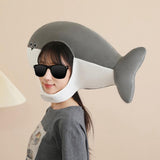 Maxbell Plush Fish Hat Novelty Unisex Performance Prop Fish Headgear Hat Party Favor