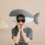 Maxbell Plush Fish Hat Novelty Unisex Performance Prop Fish Headgear Hat Party Favor