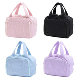 Maxbell Travel Makeup Bag Large Capacity Handbag Cosmetic Pouch for Home Wife Sister Pink