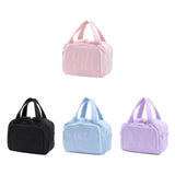 Maxbell Travel Makeup Bag Large Capacity Handbag Cosmetic Pouch for Home Wife Sister Pink