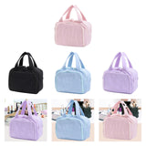 Maxbell Travel Makeup Bag Large Capacity Handbag Cosmetic Pouch for Home Wife Sister Pink