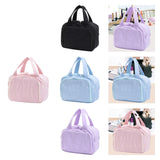 Maxbell Travel Makeup Bag Large Capacity Handbag Cosmetic Pouch for Home Wife Sister Pink