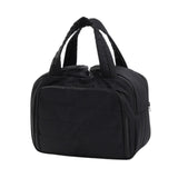 Maxbell Travel Makeup Bag Large Capacity Handbag Cosmetic Pouch for Home Wife Sister Black